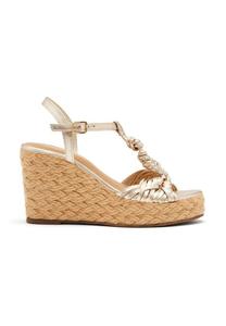 Босоножки на танкетке CASTINE Gioseppo, серебряный