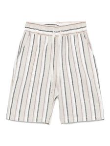 Полосатые шорты Drumohr Kids, нейтральный
