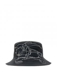 Хлопковая шляпа-ведро EKD Burberry, серый