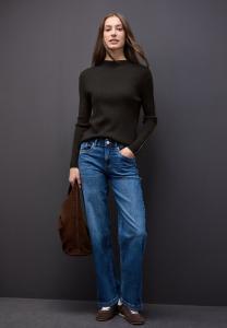 Джемпер Street One IN RIPPSTRUKTUR, Braun/Dark Brown