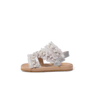 Детские сандалии ABC DOUKIDS с нескользящей подошвой ABCdoukids, серебряный