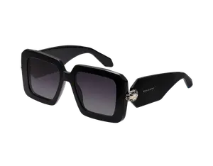 Солнцезащитные очки Serpenti Bvlgari, черный