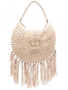 Сумка-тоут с логотипом TWINSET, нейтральный