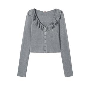 Футболка женская серая KIRSH, серый