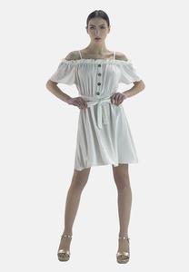 Платье-рубашка Elara, белый