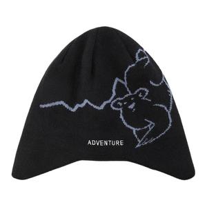 LINING Детская акриловая шапка черная, Black