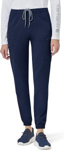 Carhartt Scrubs C52137 женские брюки-джоггеры с карманами Rugged Flex Modern Fit, Navy