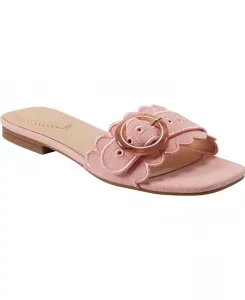 Женские сандалии Silla с фигурной пряжкой и плоской подошвой Bandolino, коричневый/бежевый