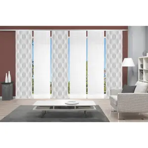 Раздвижная штора Vision S «VOLARE», (1 шт.), ЦИФРОВАЯ ПЕЧАТЬ, серый