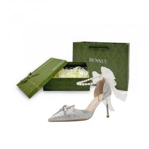 Женские туфли на тонком каблуке и высоком каблуке Dunnu, Gold