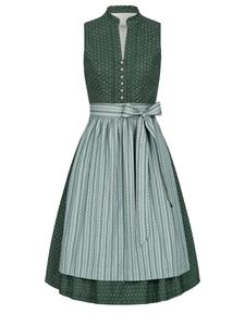 Широкая юбка в сборку Trachtenhof Nübler  Midi Jette, зеленый