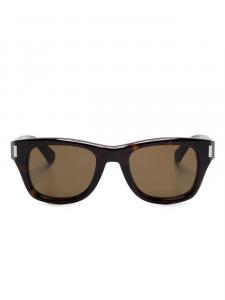 Солнцезащитные очки SL 801 Saint Laurent Eyewear, коричневый