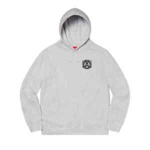 Толстовка Supreme Anti Hooded Sweatshirt Ash Grey, серый
