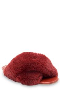 Сандалии-слайды Thea Cozy BCBGMAXAZRIA, цвет burgundy