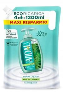 Жидкое мыло с белым мускусом, 1,2 л Vidal