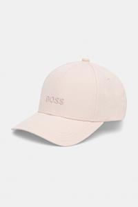 Хлопковая кепка с козырьком Boss, розовый