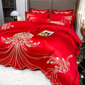 FUANNA Комплект постельного белья 1,8 м, простыня на резинке, пододеяльник 220x240 см