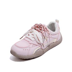 SUPEREDGE Дышащие легкие низкие повседневные кроссовки Rebound для женщин розовые, цвет Pink