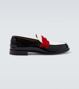 Пенни-лоферы из лакированной кожи Christian Louboutin, Mult