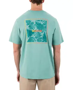 Мужская футболка с коротким рукавом Fern Gradient Hurley, зеленый