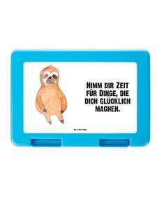 Mr. & Mrs. Panda Ленивец в ланчбоксе доволен высказыванием, написанным белым цветом