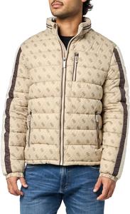 Мужская куртка GUESS Klein Color Block Stripes, 4G Impact Grey