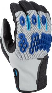 Перчатки для эндуро Klim baja s4 2025 из перфорированной сетки, кожи и текстиля., Blue/Gray