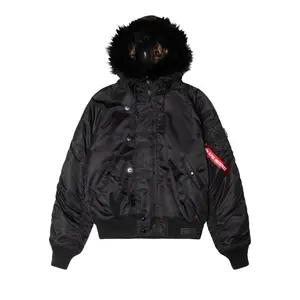 Парка с короткой талией Stussy x Alpha Kryptek N-2B, цвет Черный