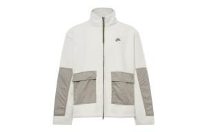 Бархатная куртка мужская белая Nike, белый