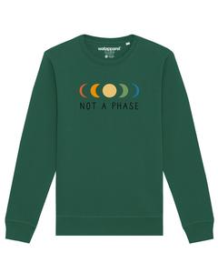 Свитер Watapparel Sweatshirt Not a Phase, темно-зеленый