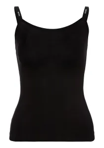 Майка BOSS "VEST CI 1", с круглым вырезом, черный