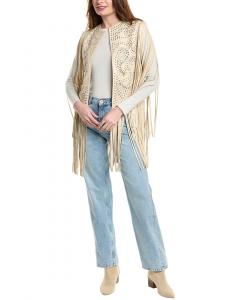 Кожаный жилет AllSaints Elias All Saints, белый