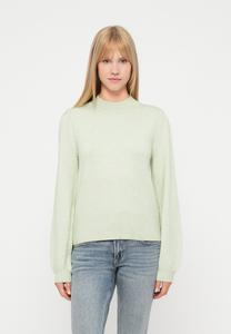 Джемпер VILA VIRIL TURTLE BALLOON, Smoke Green Light Melange/Green