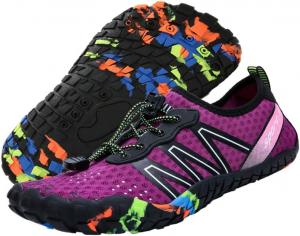 Водные тапочки для мужчин и женщин, обувь для улицы, пляжа, аква, плавания, бассейна, реки, быстросохнущая, для лодок, рыбалки, дайвинга, серфинга, йоги и аэробики Maxome, фиолетовый