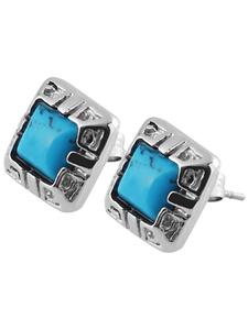 Adeliás Женские серьги - Серьги-гвоздики из нержавеющей стали серебристого цвета