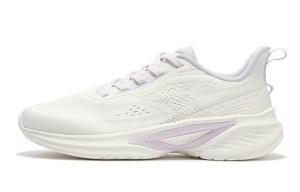 Амортизирующие кроссовки с противоскользящими и износостойкими свойствами низкие женские бело-фиолетовые 361°