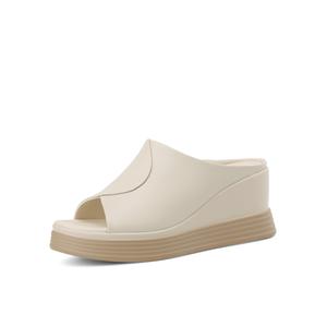 Тапочки-слайды женские BOERDIQI, Beige