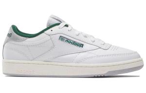 Кроссовки Club C 85 'White Dark Green' Reebok, бело-зеленые