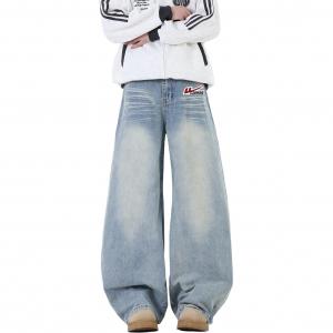 WARRIOR Джинсы Unisex Blue DIY Badge Moderate