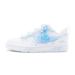 Кроссовки для скейтбординга Court Borough для подростков Nike, розовый/синий