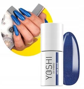 Гибридный лак Yoshi с эффектом вспышки светоотражающий 017 Neon Wave 6 мл