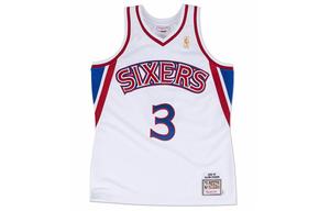 Mitchell Ness Баскетбольная майка Mitchell & Ness мужская белая