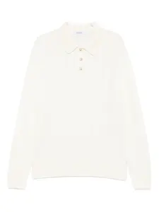 Вязаный свитер с логотипом Gran Sasso, белый