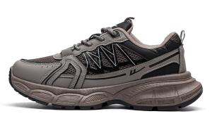 WARRIOR Скользоустойчивые мужские повседневные кроссовки для бега Low Top цвета светло-хаки и черного, цвет Light Khaki Black