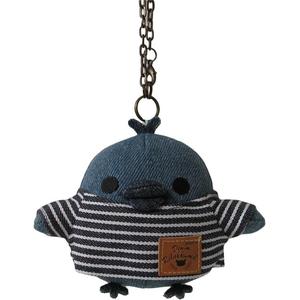 Сан Икс Маленькая толстая птичка, брелок кукла плюшевый кулон высота 13см SAN-X