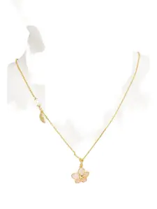 Ожерелье с подвеской «Пастельные лепестки» Kate Spade, золотой
