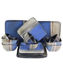 Набор посуды Uptown Loft из 16 предметов, на 4 персоны Elama, синий