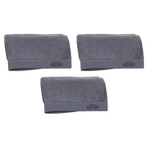 Набор полотенец framsohn Botanic Deluxe (3 шт), 50 см, антрацитовый