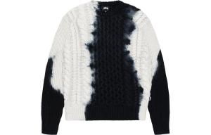 Вязаный свитер Fisherman's Knit Stüssy Tie-dye Stussy, красный