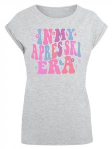 Футболка F4NT4STIC T-Shirt, цвет My Apres Ski Era Winter Urlaubgrau meliert